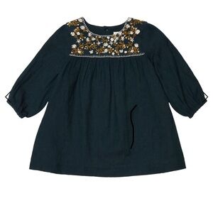 Bonpoint Dipiki Embroidered Dress 3T